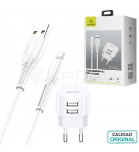 Juego de carga de viaje para iPhone Lightning BLANCO XTXLOGT1804