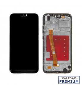 Pantalla Huawei P20 Lite / Nova 3e NEGRA CON MARCO LCD ANE-TL00 ANE-AL00 PREMIUM