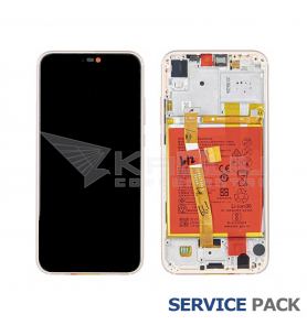 Pantalla Huawei P20 Lite SAKURA ROSA CON BATERÍA LCD ANE-TL00 ANE-LX1 02351XUB SERVICE PACK