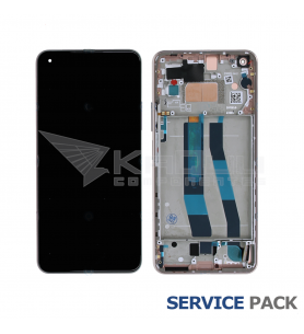 Pantalla Xiaomi Mi 11 Lite 4G ROSA CON MARCO LCD M2101K9AG 56000D0K9A00 SERVICE PACK