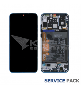 Pantalla Huawei P30 Lite 2019 BLANCA CON BATERÍA LCD MAR-LX1A 02352RQC SERVICE PACK