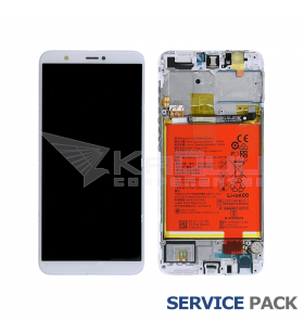 Pantalla Huawei P Smart BLANCA CON BATERÍA LCD FIG-LX1 02351SVE SERVICE PACK