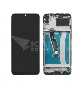 Pantalla Huawei Y6P Y6P 2020 Negro con Marco Lcd MED-LX9N ART-L29