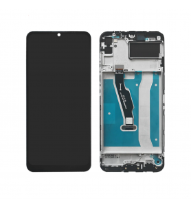 Pantalla Huawei Y6P Y6P 2020 Negro con Marco Lcd MED-LX9N ART-L29