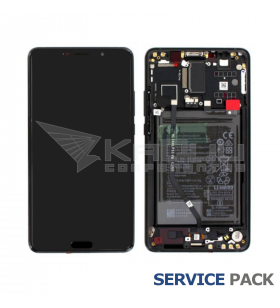Pantalla Huawei Mate 10 Negro con Batería Lcd ALP-L09 02351QAH Service Pack