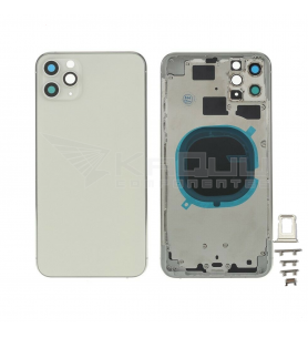 Chasis Carcasa Marco y Tapa para iPhone 11 Pro Max A2161 BLANCA