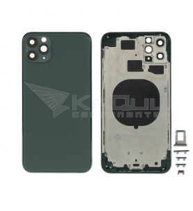 Chasis Carcasa Marco y Tapa para iPhone 11 Pro Max A2161 VERDE MEDIANOCHE