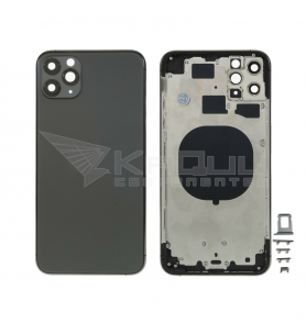 Chasis Carcasa Marco y Tapa para iPhone 11 Pro Max A2161 NEGRA