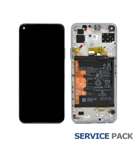 Pantalla Huawei P40 Lite 5G Gris con Batería Lcd CND-N29A CDY-NX9A 02353SUQ Service Pack