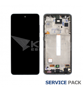 Pantalla Galaxy A52S 5G Awesome Black Negra con Marco Lcd A528B GH82-26861A Service Pack