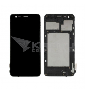 Pantalla LG K4 2017 NEGRA CON MARCO LCD M160