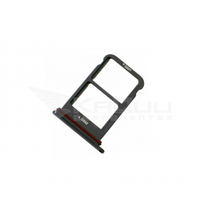 Soporte bandeja DUAL SIM para Huawei Mate 10 Pro BLA-L09 NEGRO