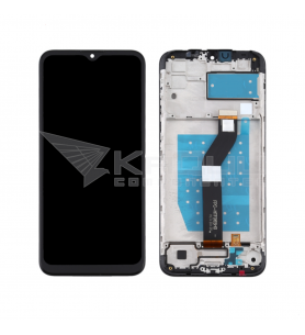 Pantalla Motorola MOTO G8 Power Lite NEGRA CON MARCO LCD XT2055-1 XT2055-2