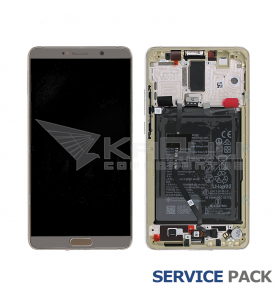 Pantalla Huawei Mate 10 MARRON CON BATERÍA LCD ALP-L09 02351PNS SERVICE PACK