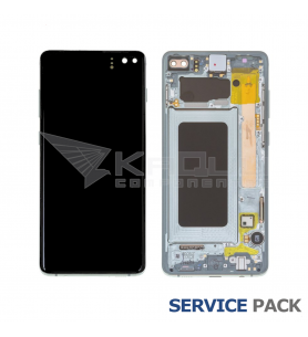 Pantalla Galaxy S10 Plus G975F Verde Prisma Lcd con Marco GH82-18849E GH82-18834E Service Pack