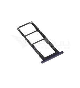 Soporte bandeja SIM / Micro SD para Motorola MOTO G8 Power Lite XT2055-1 AZUL