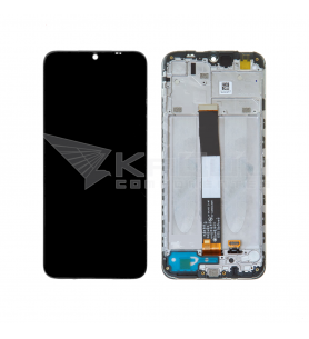 Pantalla Xiaomi Redmi 9A, Redmi 9C, Redmi 9AT Negro con Marco Lcd M2006C3LG M2006C3MG