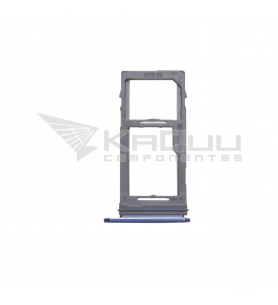 Soporte bandeja SIM / MicroSD para Samsung Galaxy S9 G960F / S9 Plus G965F AZUL