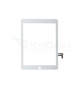 Cristal táctil Digitalizador SIN BOTÓN para iPad 5ª GEN 2017 A1822 / iPad Air A1474 BLANCO
