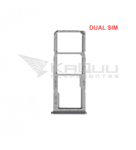 Soporte bandeja DUAL SIM / MicroSD para Samsung Galaxy A70 A705F A20 A205F AZUL CIELO