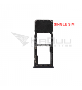 Soporte bandeja SIM / MicroSD para Samsung Galaxy A70 A705F A20 A205F NEGRO