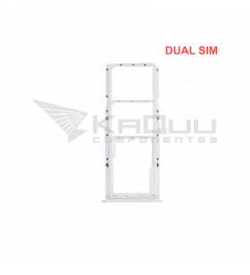 Soporte bandeja DUAL SIM / MicroSD para Samsung Galaxy A50S A507F BLANCO