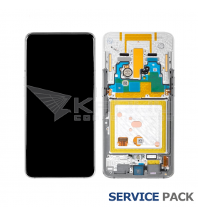 Pantalla Galaxy A80 PLATA CON MARCO LCD A805F GH82-20348B SERVICE PACK