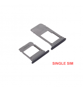 Soporte bandeja SIM / MicroSD para Samsung Galaxy A5 2017 A520F A720F NEGRO