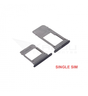 Soporte bandeja DUAL SIM / Micro SD para Samsung Galaxy A5 2017 A520F NEGRO