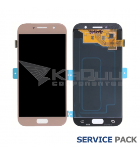 Pantalla Galaxy A5 2017 Rosa Lcd A520F GH97-19733D GH97-20135D Service Pack