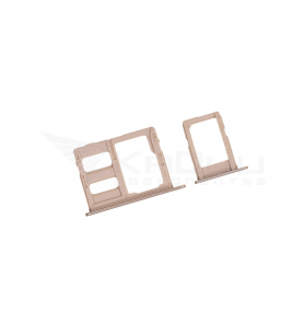 Soporte bandeja SIM / MicroSD para Samsung Galaxy A6 2018 A600F A605F DORADO