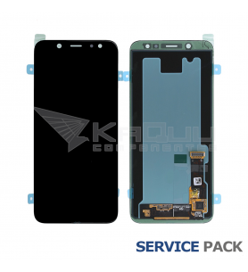 Pantalla Galaxy A6 2018 NEGRA LCD A600F GH97-21897A SERVICE PACK