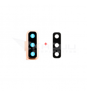Embellecedor cristal cámara lente para Samsung Galaxy A7 2018 A750F DORADO