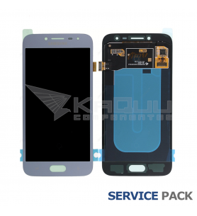 Pantalla Galaxy J2 2018, J2 Pro 2018 Plata Lcd J250F J250N GH97-21338B GH97-21339B Service Pack