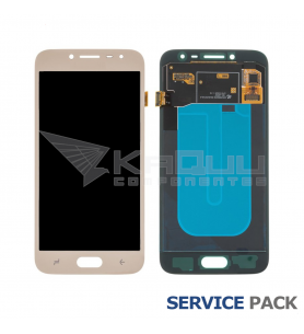 Pantalla Galaxy J2 2018, J2 Pro 2018 Dorado Lcd J250F J250N GH97-21338D GH97-21339D Service Pack