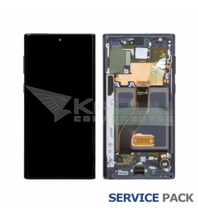 Pantalla Galaxy Note 10 Aura Negra con Marco Lcd N970F GH82-20818A Service Pack
