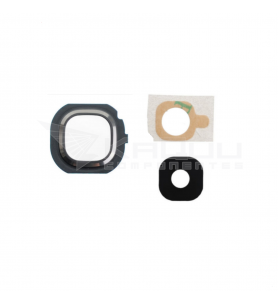 Embellecedor Cristal Cámara Lente para Samsung Galaxy J5 2016 J510F / J7 2016 J710F Negro