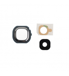 Embellecedor Cristal Cámara Lente para Samsung Galaxy J5 2016 J510F / J7 2016 J710F Negro