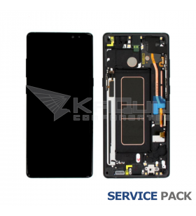 Pantalla Galaxy Note 8 Negra con Marco Lcd N950F GH97-21066A Service Pack