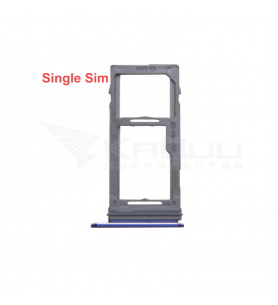 Soporte Bandeja Sim / Micro Sd para Samsung Galaxy Note 9 N960F Azul Claro