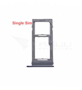Soporte Bandeja Sim / Micro Sd para Samsung Galaxy Note 9 N960F Negro