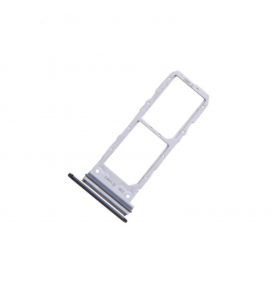 Soporte Bandeja Dual Sim / Micro Sd para Samsung Galaxy Note 10 N970F Negro