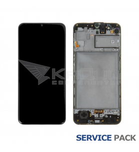 Pantalla Galaxy M31, M21s, F41 Negro con Marco Lcd M315F M217 F415F GH82-22631A GH82-22405A Service Pack