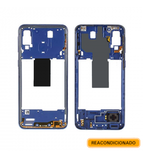 Carcasa Central o Marco para Samsung Galaxy A40 A405F Azul Reacondicionado