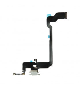 Flex Conector Carga para Iphone Xs A1920 Blanco Gris