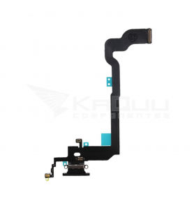 Flex Conector Carga para Iphone X A1865 A1901 A1902 Negro