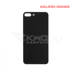 Tapa Bateria Back Cover Agujero Grande para Iphone 8 Plus A1864 Negro