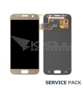 Pantalla Galaxy S7 Dorada Lcd G930F GH97-18761C Service Pack