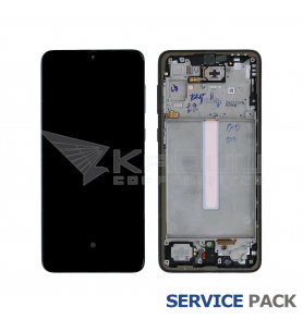 Pantalla Galaxy A33 5G Awesome Black Negro con Marco Lcd A336B GH82-28143A Service Pack