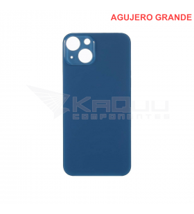 Tapa Batería Back Cover Agujero Grande para Iphone 13 A2482 Azul